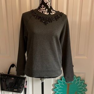 Fabulous😱Michael Kors gray sweatshirt with bling.